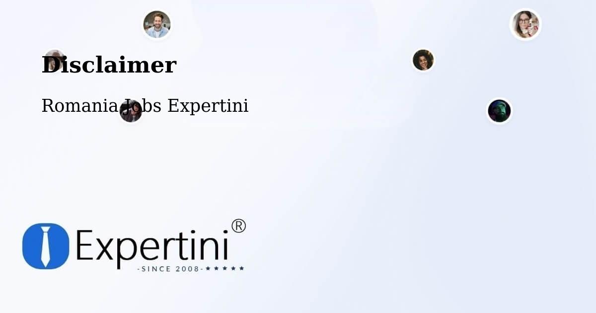 Disclaimer – Beidaud - Romania Jobs Expertini